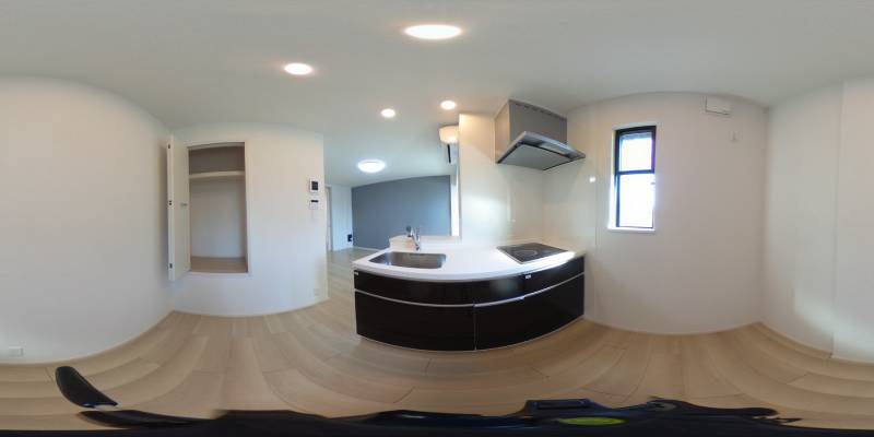 パノラマ画像キッチン