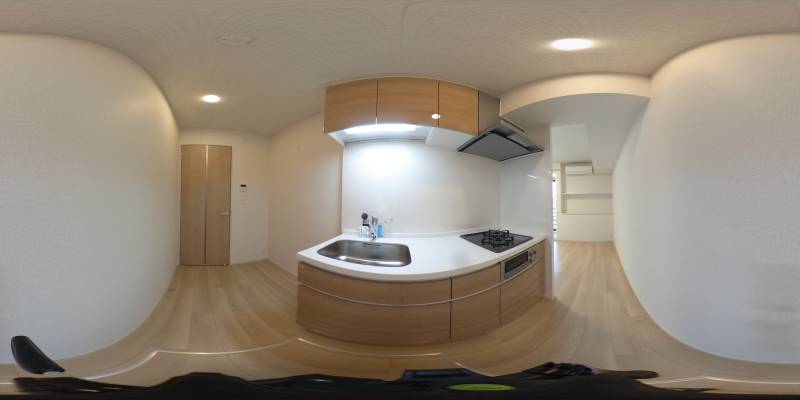 パノラマ画像キッチン