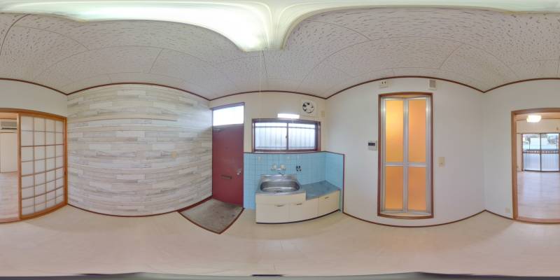 パノラマ画像キッチン