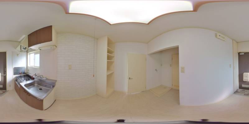 パノラマ画像キッチン