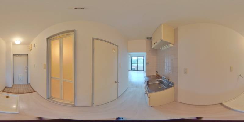 パノラマ画像キッチン