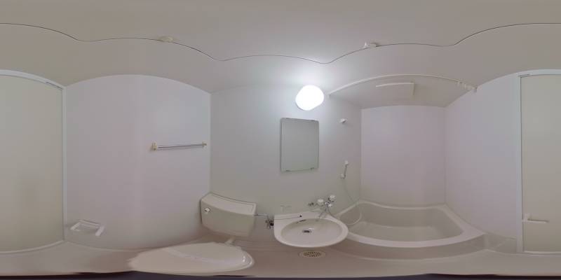 パノラマ画像ユニットバス