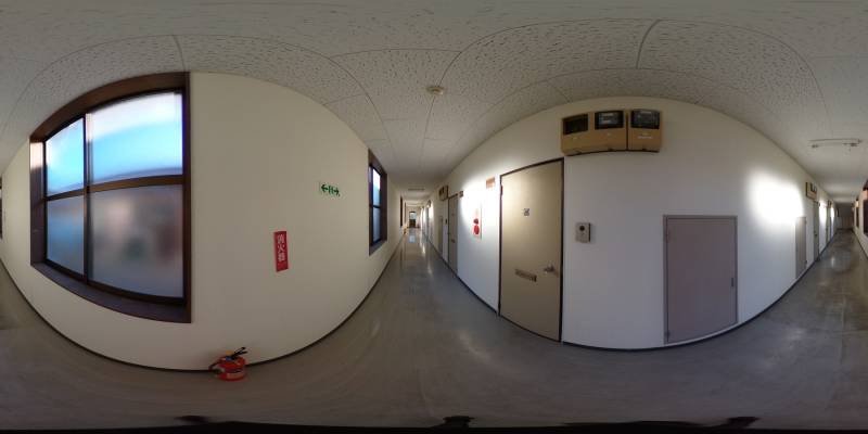 パノラマ画像廊下