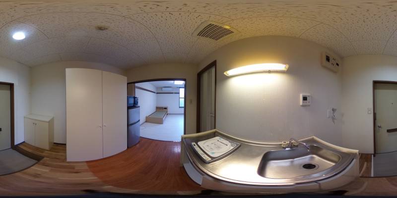 パノラマ画像キッチン