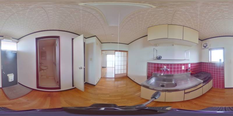 パノラマ画像キッチン