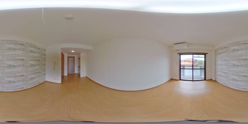 パノラマ画像リビング