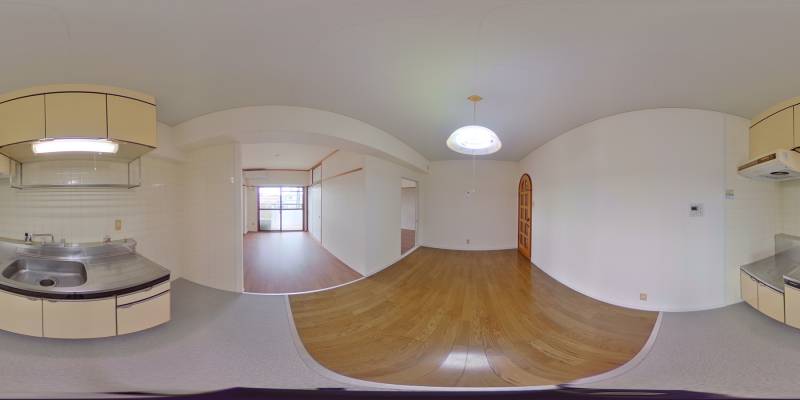 パノラマ画像キッチン