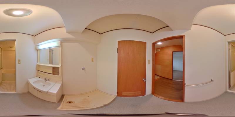 パノラマ画像洗面所