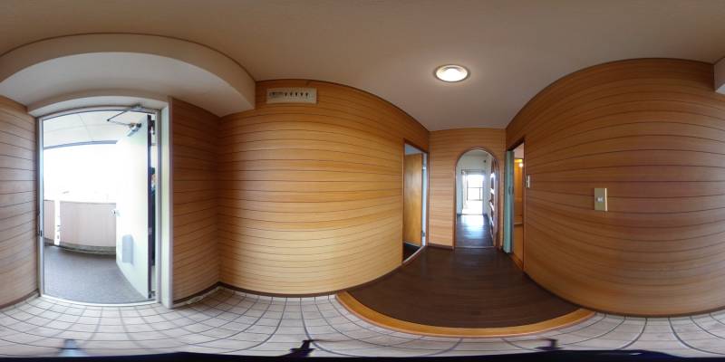 パノラマ画像玄関