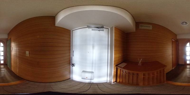 パノラマ画像玄関