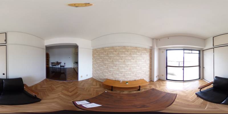 パノラマ画像洋室