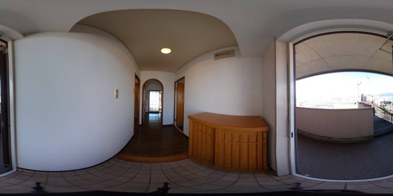 パノラマ画像玄関