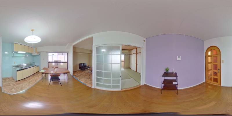 パノラマ画像リビング