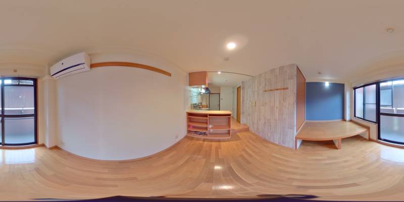 パノラマ画像リビング