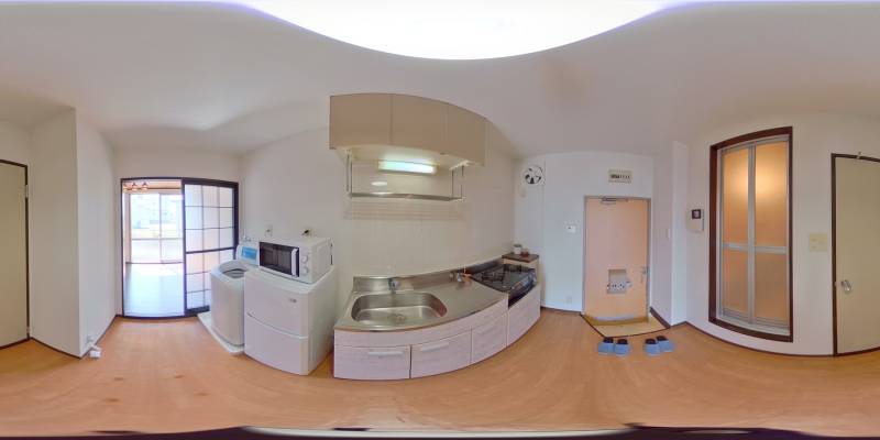 パノラマ画像キッチン