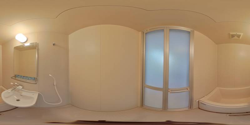 パノラマ画像風呂