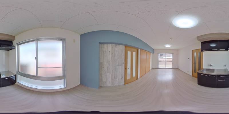 パノラマ画像リビング