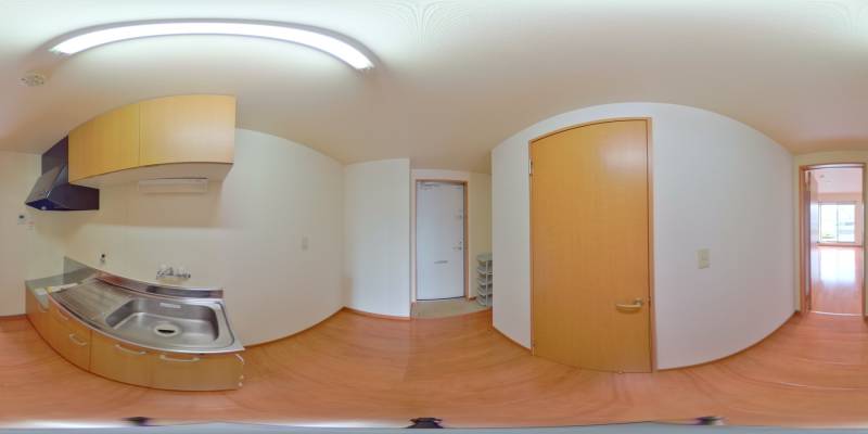 パノラマ画像キッチン