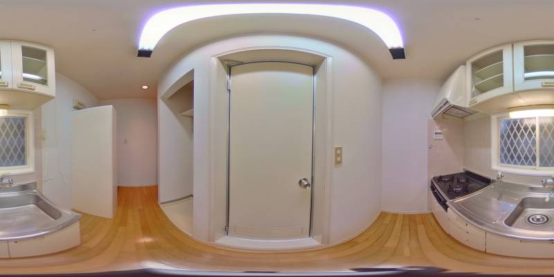 パノラマ画像キッチン