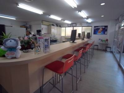 賃貸のエリッツ立命館大学前店の店内