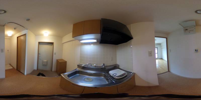 パノラマ画像キッチン