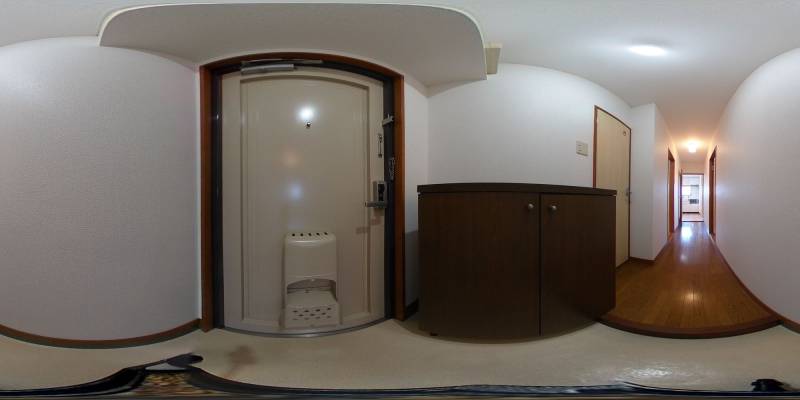 パノラマ画像玄関