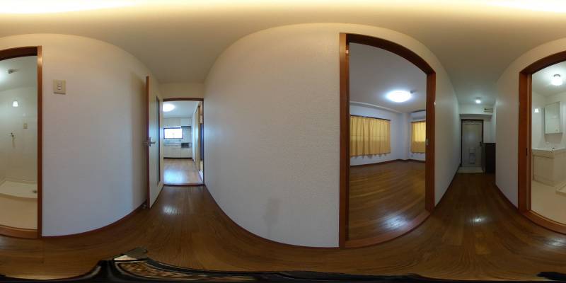 パノラマ画像リビング