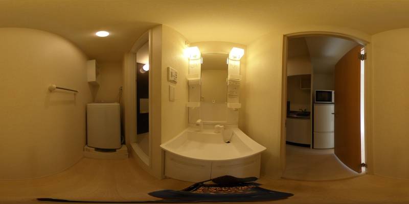 パノラマ画像洗面所