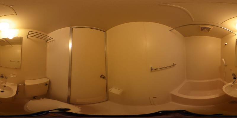 パノラマ画像バスルーム