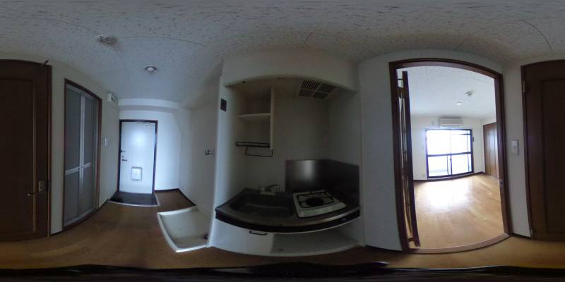 パノラマ画像キッチン