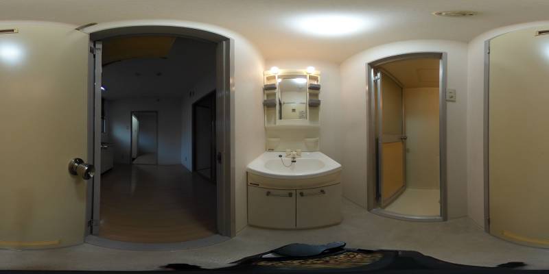 パノラマ画像洗面所