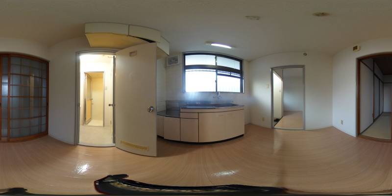 パノラマ画像キッチン