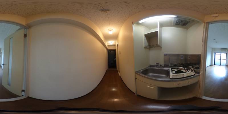 パノラマ画像キッチン