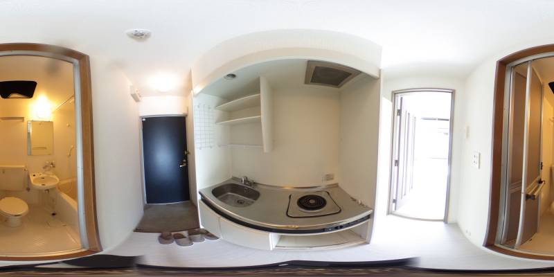 パノラマ画像キッチン