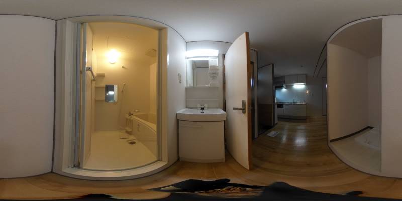 パノラマ画像洗面所