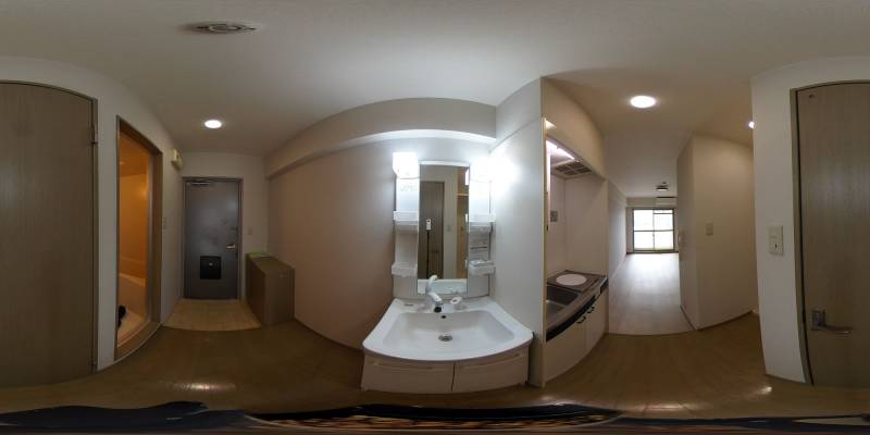 パノラマ画像洗面所