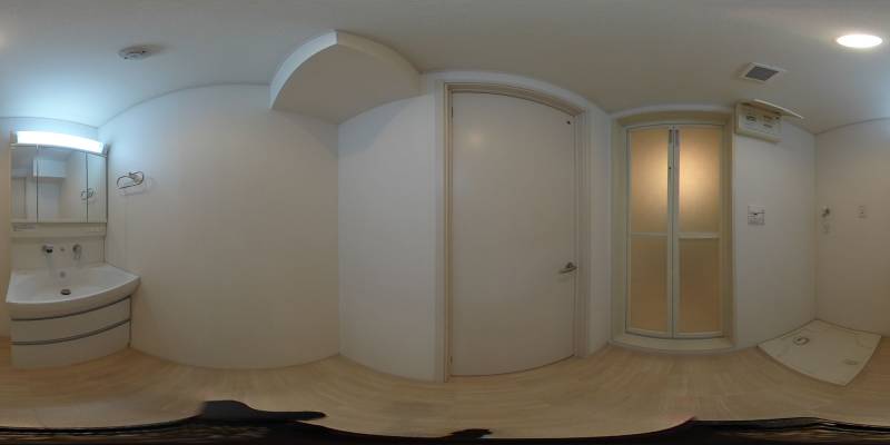 パノラマ画像洗面所