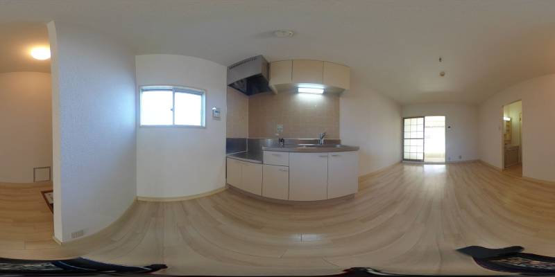 パノラマ画像キッチン