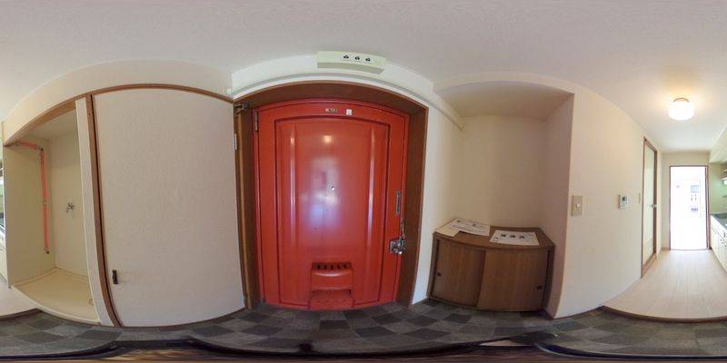 パノラマ画像玄関