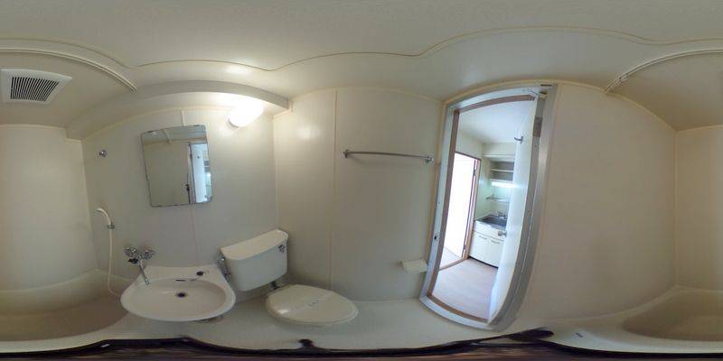 パノラマ画像バスルーム