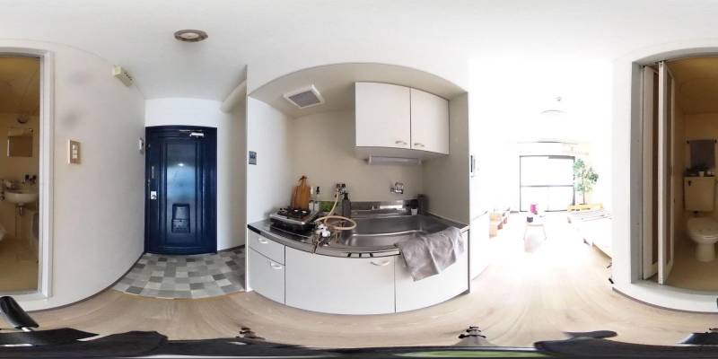 パノラマ画像キッチン