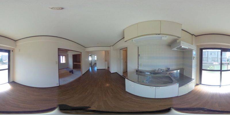 パノラマ画像リビング