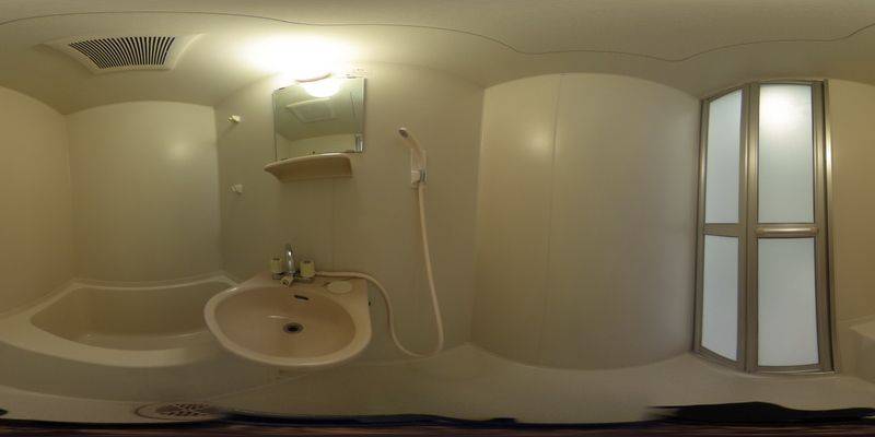 パノラマ画像バスルーム
