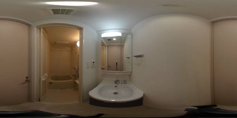 パノラマ画像洗面所