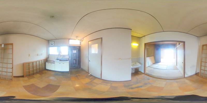 パノラマ画像キッチン