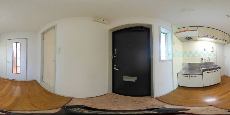 パノラマ画像キッチン