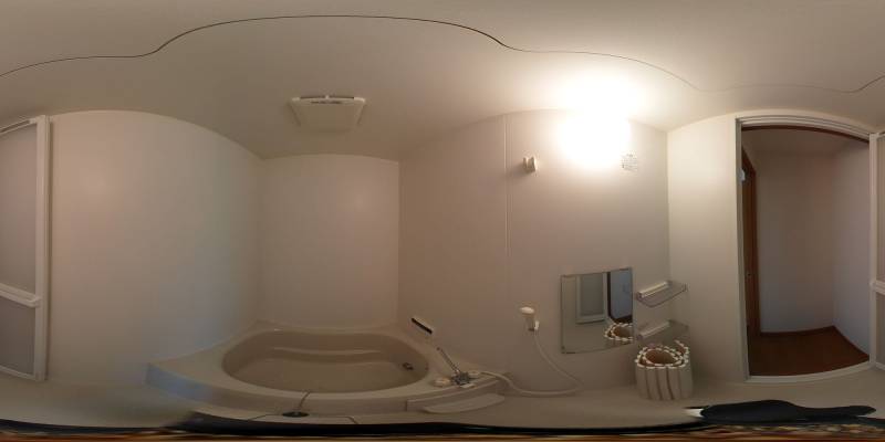 パノラマ画像バスルーム
