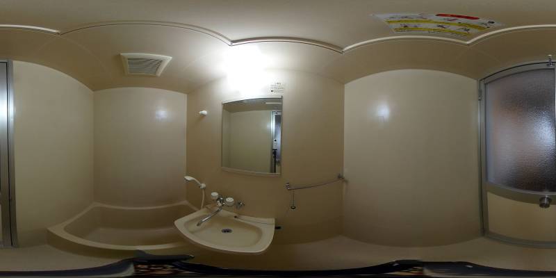 パノラマ画像バスルーム