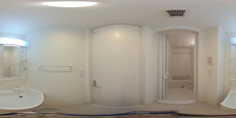 パノラマ画像洗面所