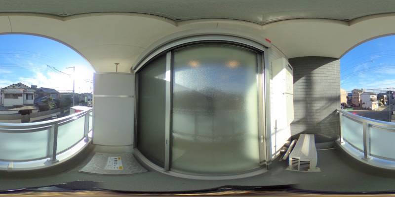 パノラマ画像バルコニー